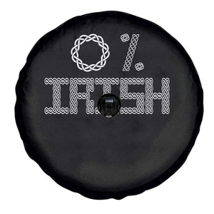 Funny St Patrick's Day 0% Irish Spare Tire Cover Celtic Knot TS11 Print Your Wear