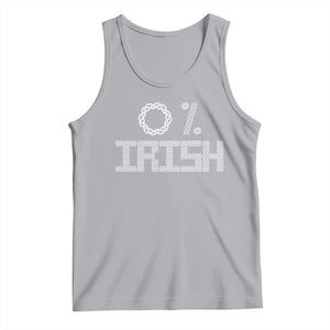 Funny St Patrick's Day 0% Irish Tank Top Celtic Knot TS11 Athletic Heather Print Your Wear