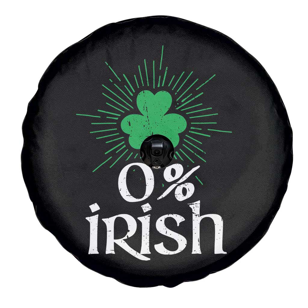 Funny 0% Irish St Patrick's Day Spare Tire Cover Vintage Shamrock TS11 Print Your Wear