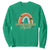Funny St Patrick's Day Shenanigans Squad Sweatshirt Rainbow Shamrock TS11 Irish Green Print Your Wear