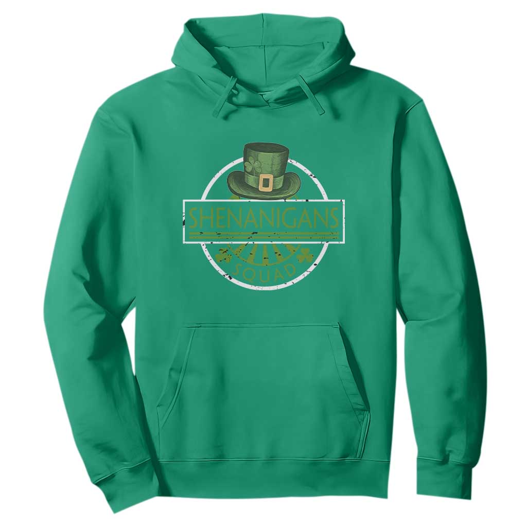 Funny St Patrick's Day Shenanigans Squad Hoodie Shamrock TS11 Irish Green Print Your Wear
