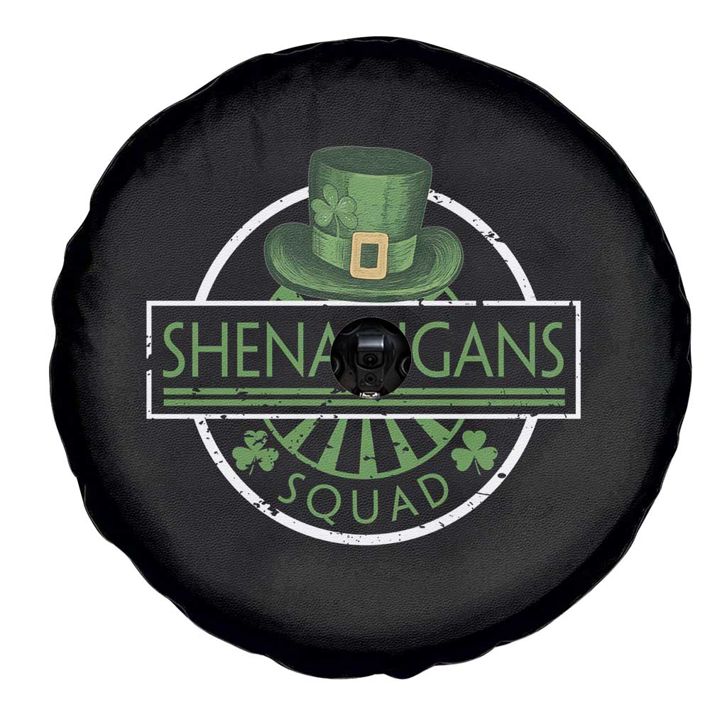 Funny St Patrick's Day Shenanigans Squad Spare Tire Cover Shamrock TS11 Print Your Wear