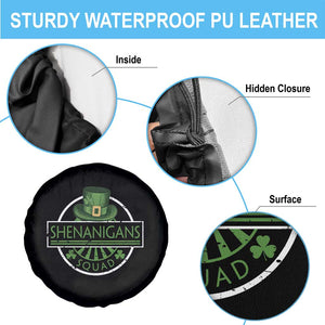 Funny St Patrick's Day Shenanigans Squad Spare Tire Cover Shamrock TS11 Print Your Wear