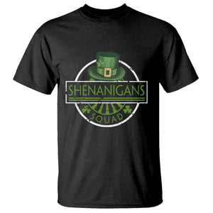 Funny St Patrick's Day Shenanigans Squad T Shirt Shamrock TS11 Black Print Your Wear