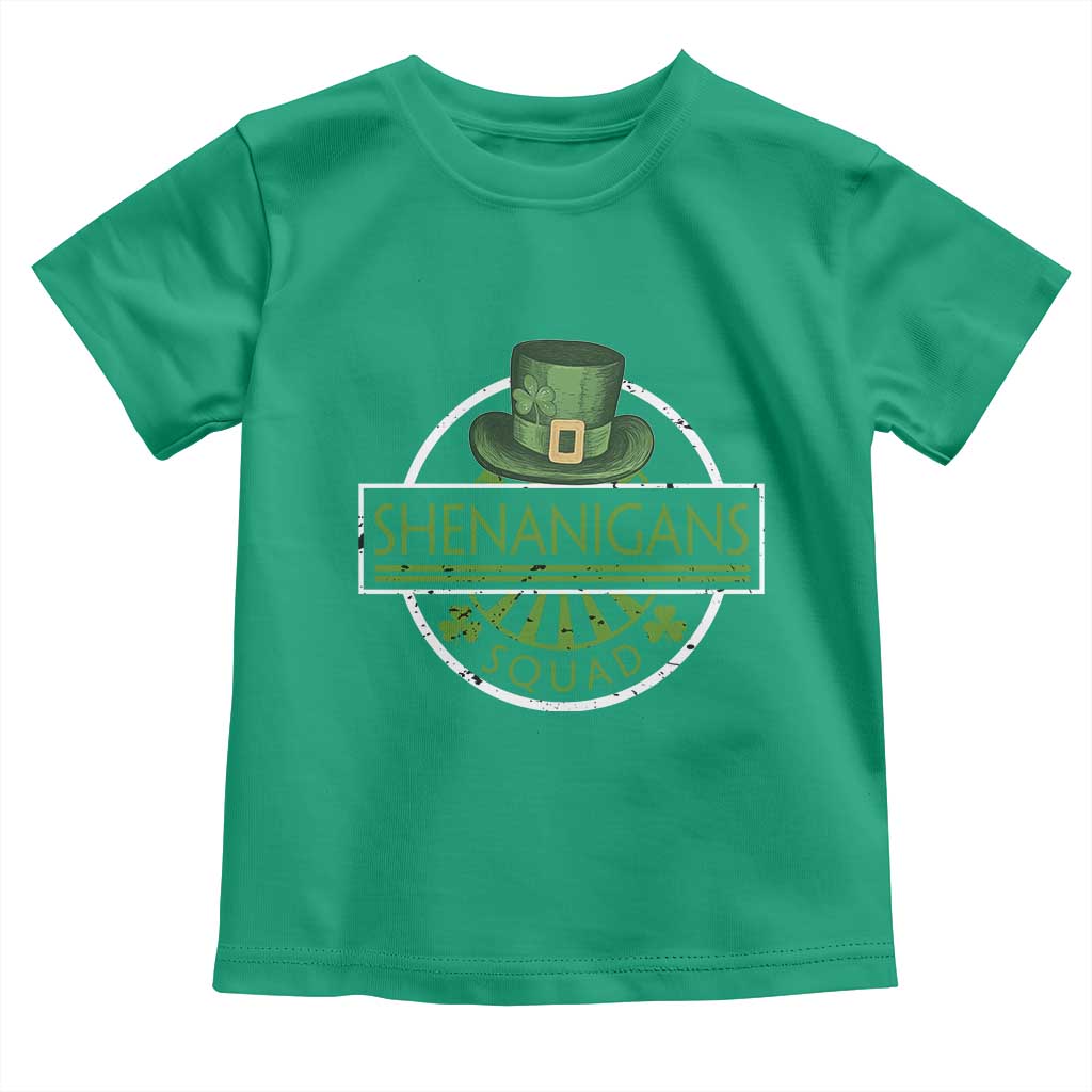 Funny St Patrick's Day Shenanigans Squad Toddler T Shirt Shamrock TS11 Irish Green Print Your Wear
