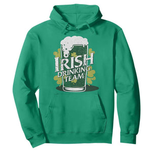 Funny St Patrick's Day Irish Beer Drinking Hoodie Irish Drinking Team Green Beer Shamrock TS11 Irish Green Print Your Wear