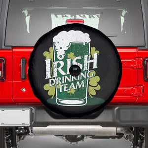 Funny St Patrick's Day Irish Beer Drinking Spare Tire Cover Irish Drinking Team Green Beer Shamrock TS11 Black Print Your Wear