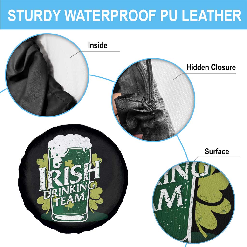 Funny St Patrick's Day Irish Beer Drinking Spare Tire Cover Irish Drinking Team Green Beer Shamrock TS11 Print Your Wear