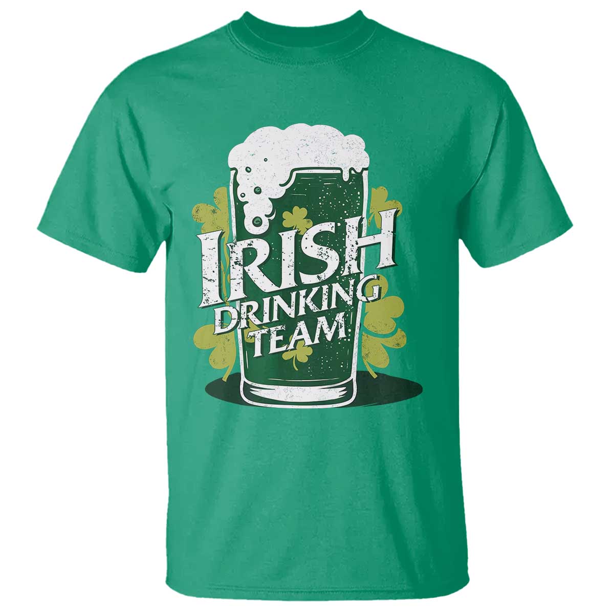 Funny St Patrick's Day Irish Beer Drinking T Shirt Irish Drinking Team Green Beer Shamrock TS11 Irish Green Print Your Wear