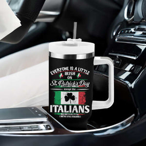 Funny St Patrick's Day Italian Tumbler With Handle Everyone Is A Little Irish On St Patrick's Day TS11 Print Your Wear