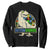 Funny Autism Awareness Dinosaur Sweatshirt Autismsaurus Puzzle Pieces TS11 Black Print Your Wear