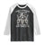 Funny Autism Awareness Cowboy Raccoon Raglan Shirt I Don't Struggle With Autism I'm Actually Very Good At It TS11 Black White Print Your Wear