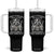 Funny Autism Awareness Cowboy Raccoon Tumbler With Handle I Don't Struggle With Autism I'm Actually Very Good At It TS11 One Size: 40 oz Black Print Your Wear