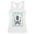 Funny Autism Mama Life Racerback Tank Top Some Days I Rock It Some Days It Rock Me Autism Awareness Skeleton TS11 White Print Your Wear