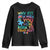 Funny Autism Awareness Youth Sweatshirt Why Fit In When You Were Born To Stand Out Puzzle TS11 Black Print Your Wear