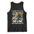 Autism Mom Tank Top Autism Doesn't Come With A Manual It Comes With A Mom TS11 Black Print Your Wear