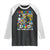 Autism Dad Raglan Shirt Autism Doesn't Come With A Manual It Comes With A Dad TS11 Black White Print Your Wear
