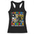 Autism Grandpa Racerback Tank Top Autism Doesn't Come With A Manual It Comes With A Grandpa TS11 Black Print Your Wear