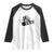 Funny Bowling Raglan Shirt I'D Hit That Quote Bowling Pin Ball TS11 White Black Print Your Wear