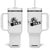 Funny Bowling Tumbler With Handle I'D Hit That Quote Bowling Pin Ball TS11 One Size: 40 oz White Print Your Wear