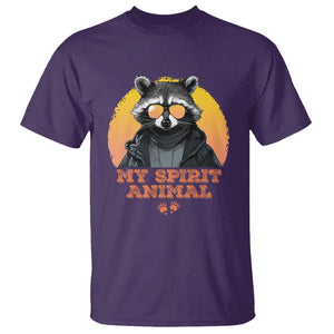 Funny Raccoon T Shirt My Spirit Animal Cute Trash Panda TS11 Purple Print Your Wear