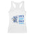 Soccer Lover Racerback Tank Top Life's About Goals And Assists Coach TS11 White Print Your Wear
