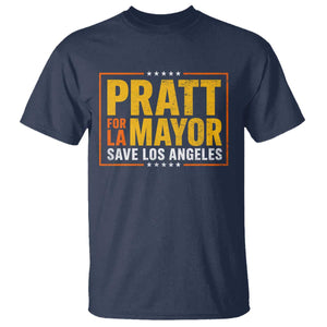Pratt For Mayor Save Los Angeles – Spencer Pratt Supporter T-Shirt TS11 Navy Print Your Wear