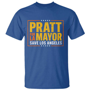 Pratt For Mayor Save Los Angeles – Spencer Pratt Supporter T-Shirt TS11 Royal Blue Print Your Wear