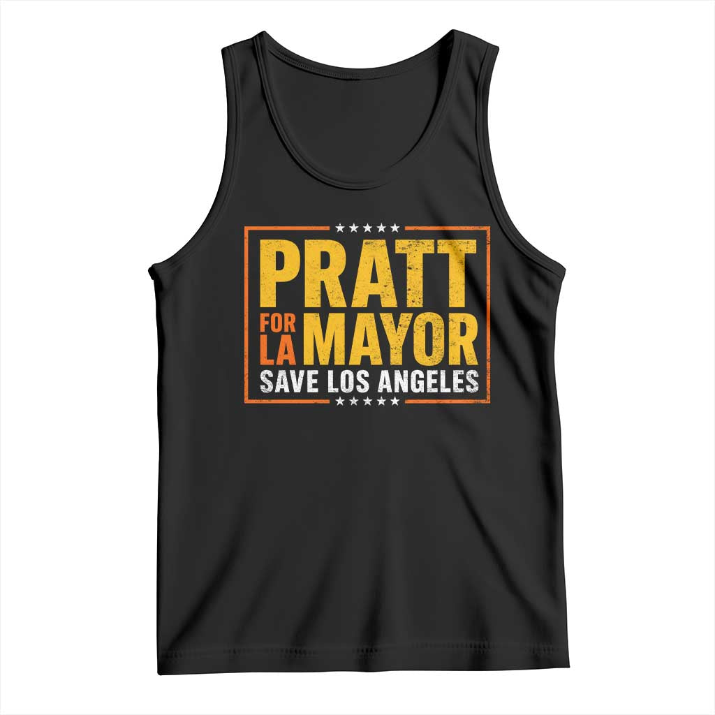 Pratt For Mayor Save Los Angeles Tank Top Spencer Supporter TS11 Black Print Your Wear