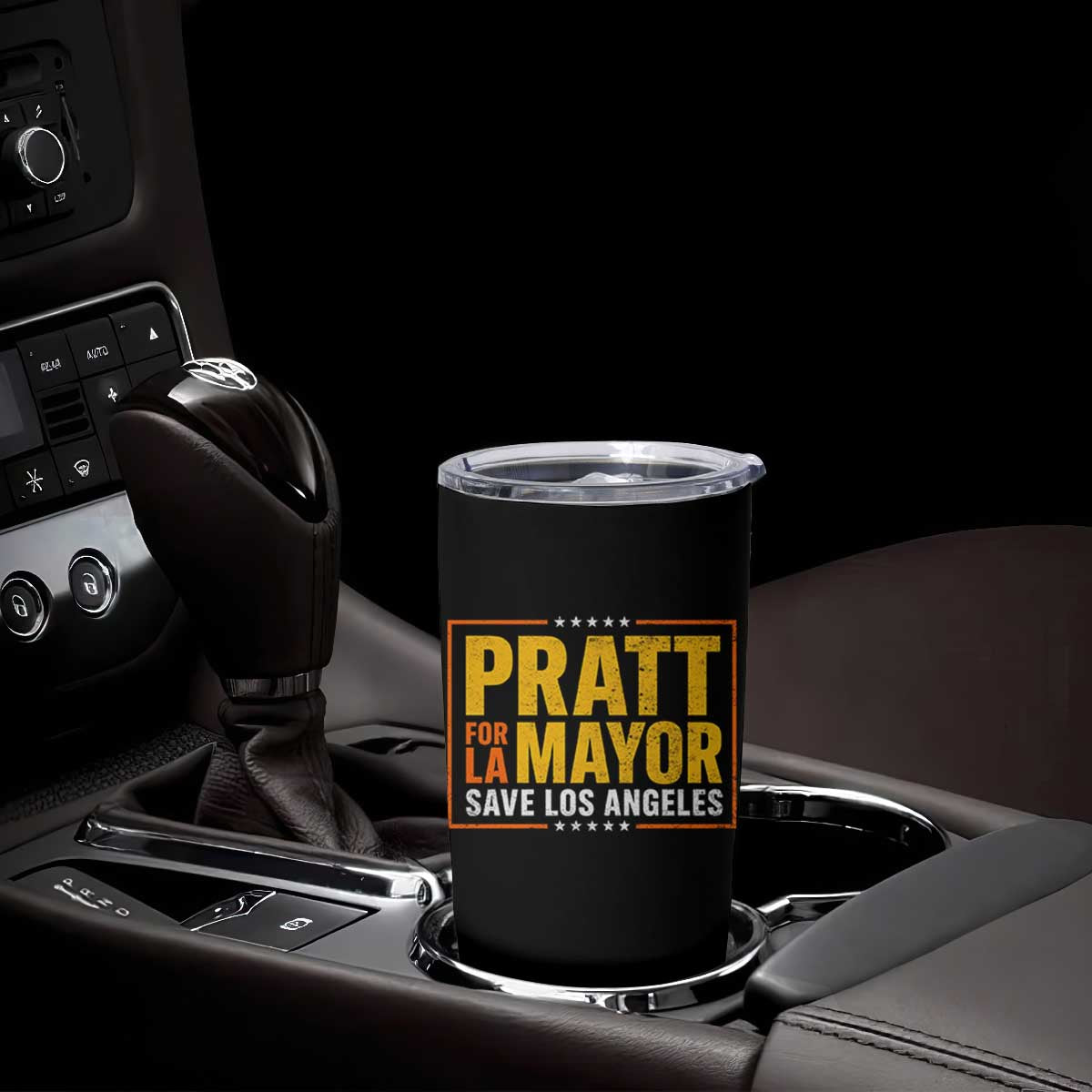 Pratt For Mayor Save Los Angeles Tumbler Cup Spencer Supporter TS11 Print Your Wear