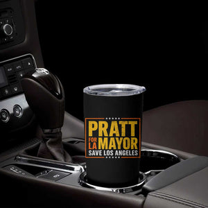 Pratt For Mayor Save Los Angeles Tumbler Cup Spencer Supporter TS11 Print Your Wear