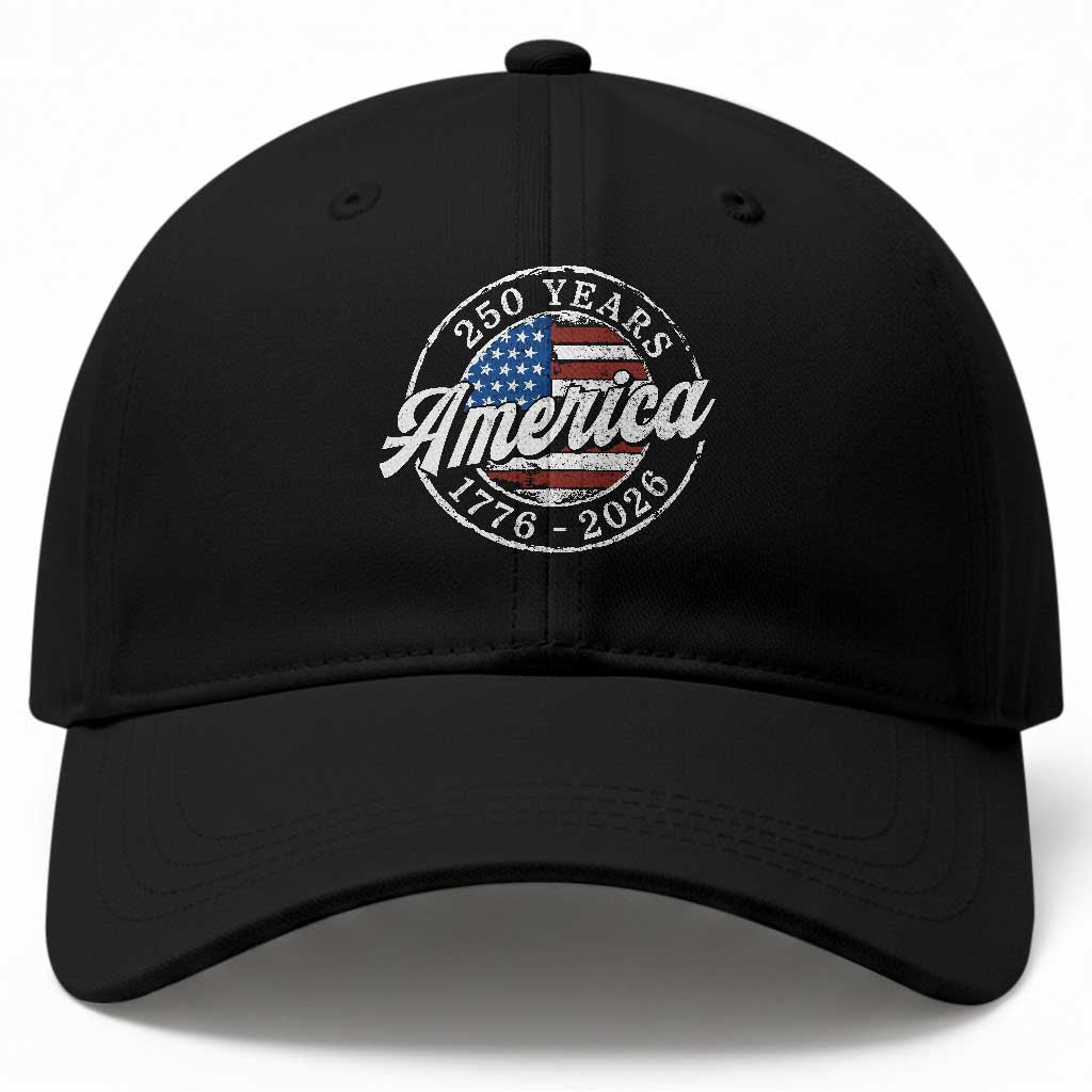 America 250 Years 1776 2026 Baseball Cap 250th Anniversary USA Vintage USA Flag