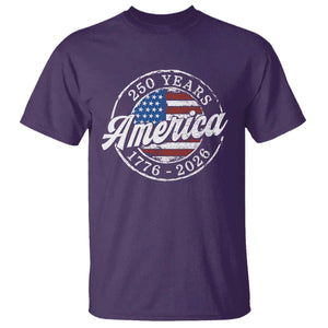 America 250 Years 1776 2026 T Shirt 250th Anniversary USA Vintage USA Flag