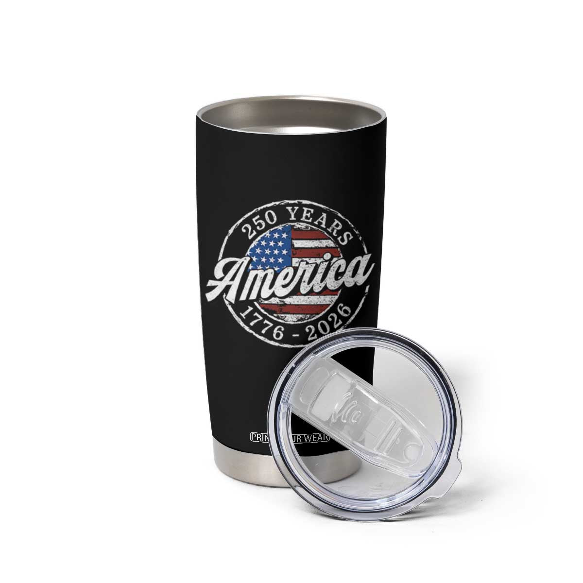 America 250 Years 1776 2026 Tumbler Cup 250th Anniversary USA Vintage USA Flag TS11 Print Your Wear