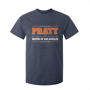 Pratt For Mayor Of Los Angeles T Shirt For Kid LA Mayoral Election US Political TS11 Navy Print Your Wear