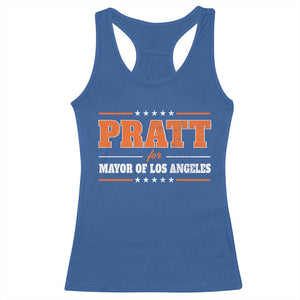 Pratt For Mayor Of Los Angeles Racerback Tank Top LA Mayoral Election US Political TS11 Royal Blue Print Your Wear