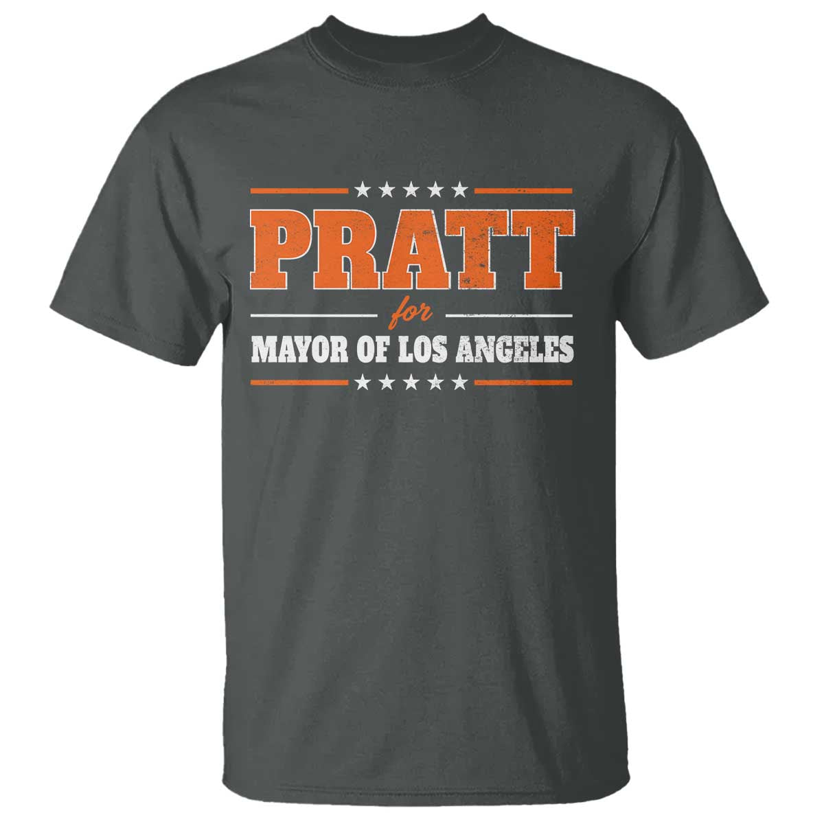 Pratt For Mayor Of Los Angeles T Shirt LA Mayoral Election US Political TS11 Dark Heather Print Your Wear