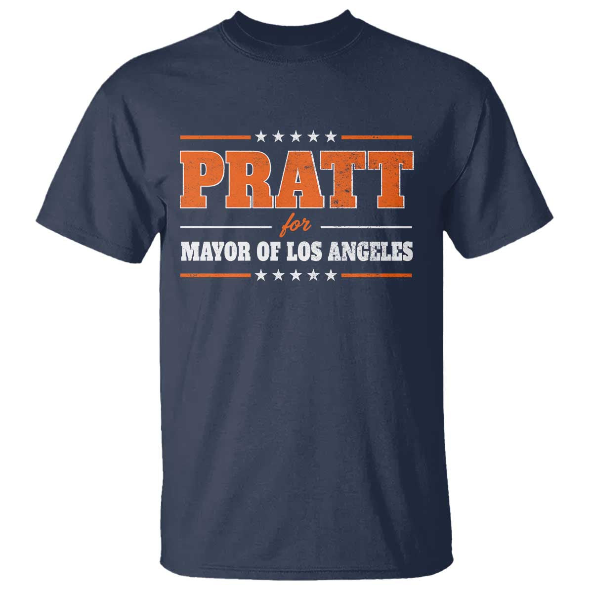 Pratt For Mayor Of Los Angeles T Shirt LA Mayoral Election US Political TS11 Navy Print Your Wear