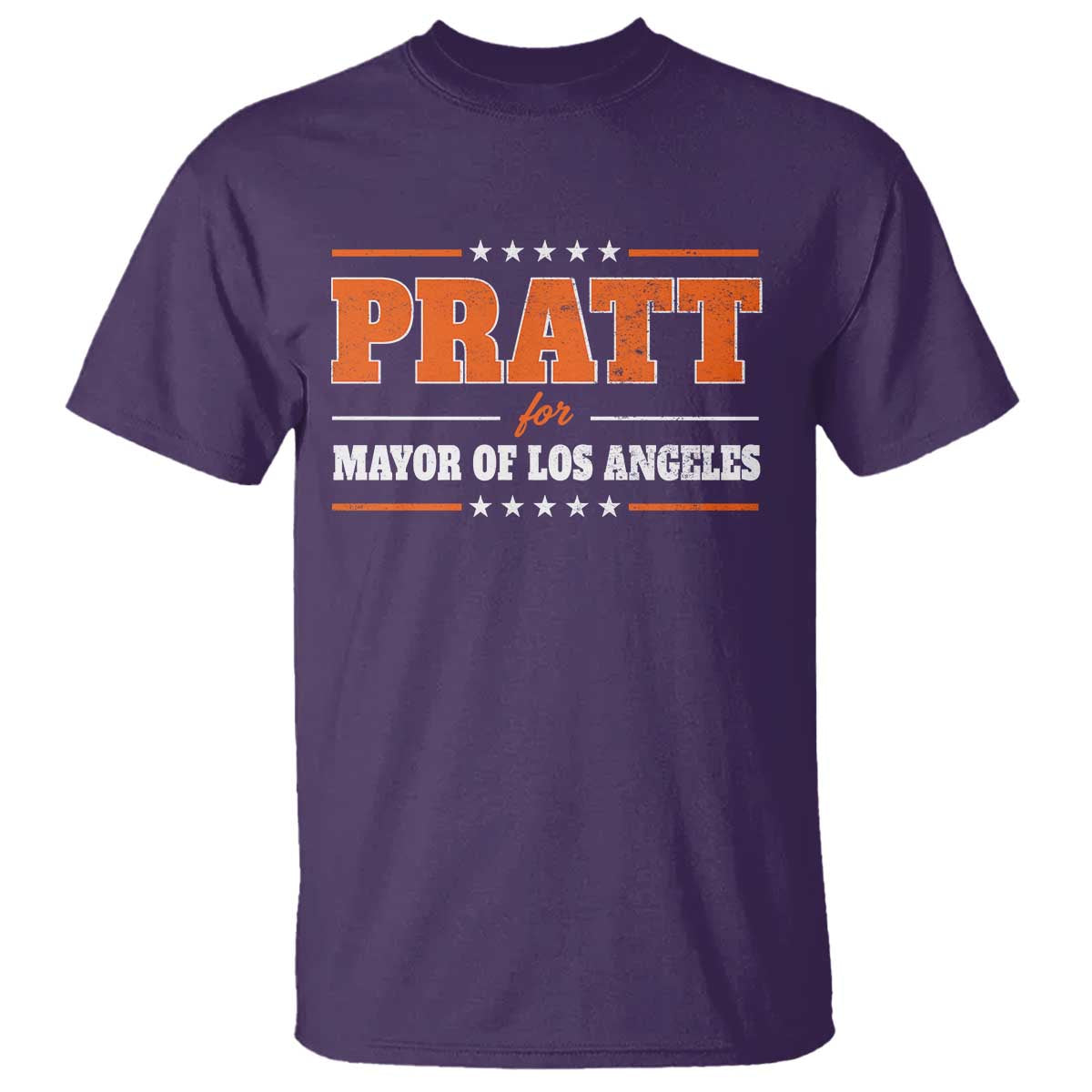 Pratt For Mayor Of Los Angeles T Shirt LA Mayoral Election US Political TS11 Purple Print Your Wear