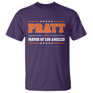 Pratt For Mayor Of Los Angeles T Shirt LA Mayoral Election US Political TS11 Purple Print Your Wear