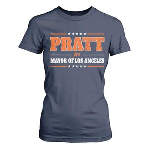 Pratt For Mayor Of Los Angeles T Shirt For Women LA Mayoral Election US Political TS11 Navy Print Your Wear