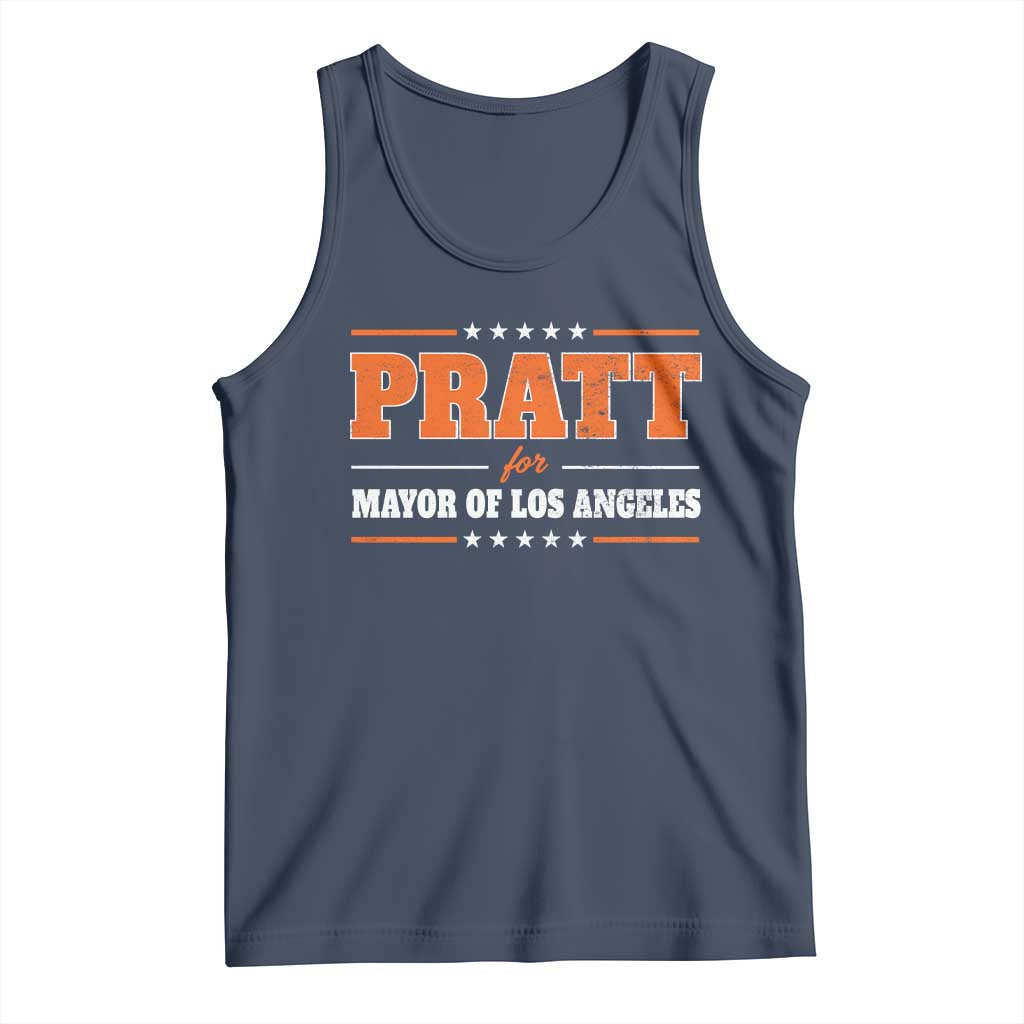 Pratt For Mayor Of Los Angeles Tank Top LA Mayoral Election US Political TS11 Navy Print Your Wear