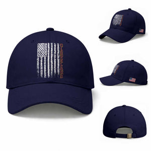 Cleveland Ohio State Pride Vintage American Flag Baseball Cap Vintage American Flag Ohio State Pride TS11 Baseball Cap Universal Fit Dark Blue Print Your Wear