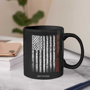 Cleveland Ohio State Pride Vintage American Flag Coffee Mug Vintage American Flag Ohio State Pride TS11 Print Your Wear