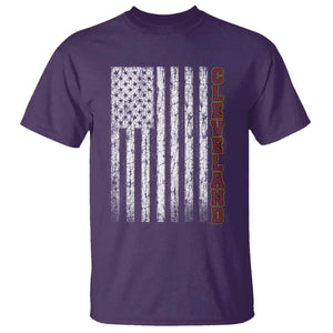 Cleveland Ohio State Pride Vintage American Flag T Shirt Vintage American Flag Ohio State Pride TS11 Purple Print Your Wear