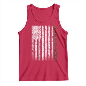 Cleveland Ohio State Pride Vintage American Flag Tank Top Vintage American Flag Ohio State Pride TS11 Red Print Your Wear