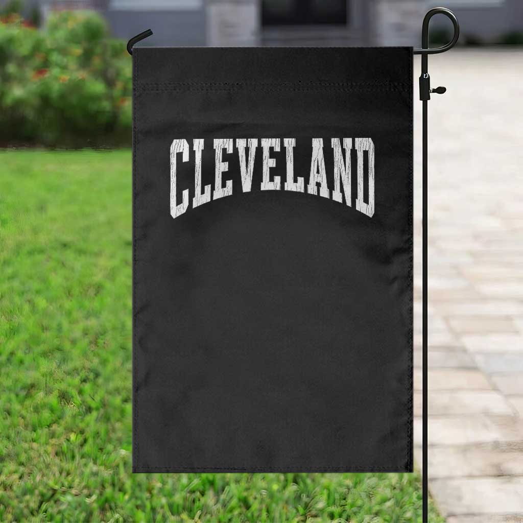 Cleveland Ohio OH City Throwback Design Vintage Garden Flag TS11 Print Your Wear