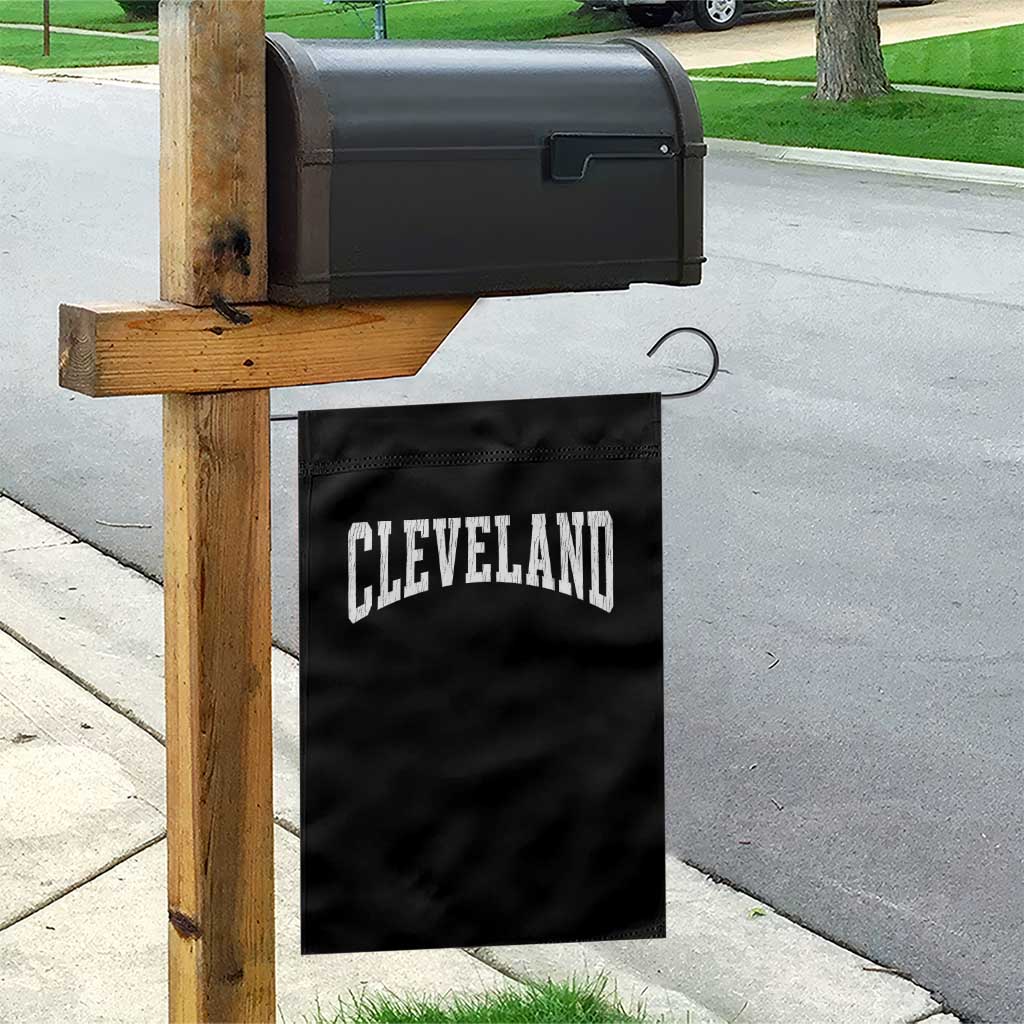 Cleveland Ohio OH City Throwback Design Vintage Garden Flag TS11 Print Your Wear