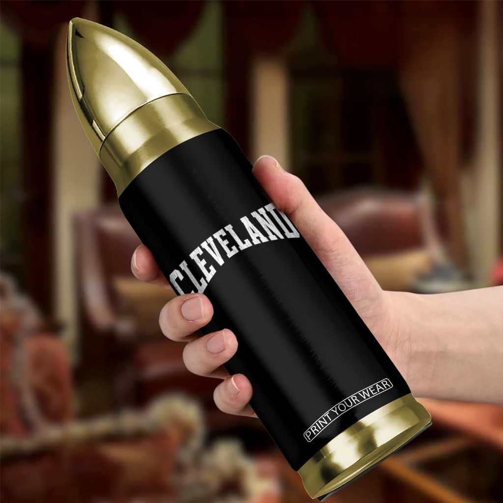 Cleveland Ohio OH City Throwback Design Vintage Bullet Tumbler TS11 Print Your Wear