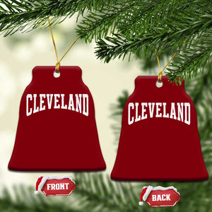 Cleveland Ohio OH City Throwback Design Vintage Ceramic Ornament TS11 Print Your Wear